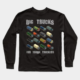 Big Trucks for young Trucker Boy Kids Long Sleeve T-Shirt